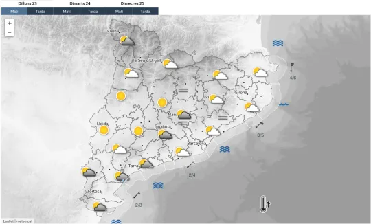 Cold Front Hits Catalonia With Rain and Sudden Chill