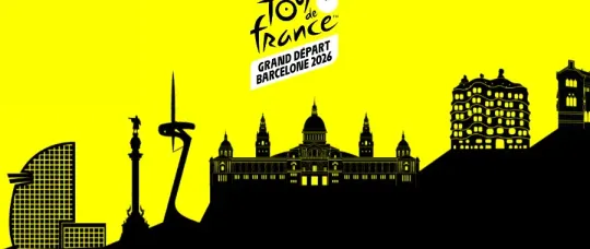 Barcelona Lights Up Yellow for Tour de France 100-Day Countdown