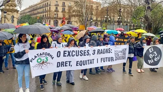 Nursery Staff March in Barcelona for Better Conditions