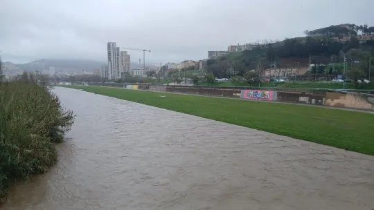 Besòs River Park Shut as Storms Swell River