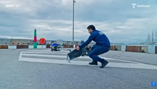 Telefónica Drills Land, Sea, Air Defence System in Barcelona