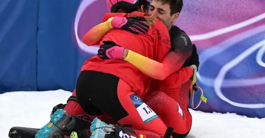 Cardona & Alonso Win Skimo Relay Bronze at Winter Olympics