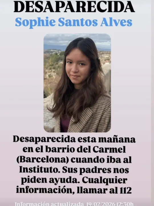Search for Missing Minor Sophie in Barcelona’s Carmel