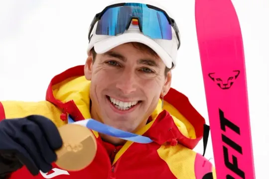 Cardona Wins Historic Ski Mountaineering Gold