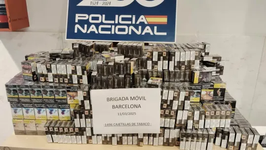 Barcelona Tobacco Seizures Rise 1,087% at Airport and Estació del Nord