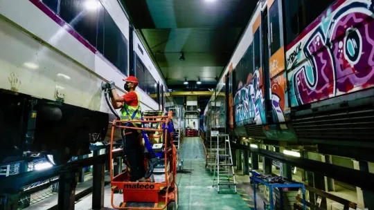 Rodalies Reports 25% Drop in Graffiti Incidents