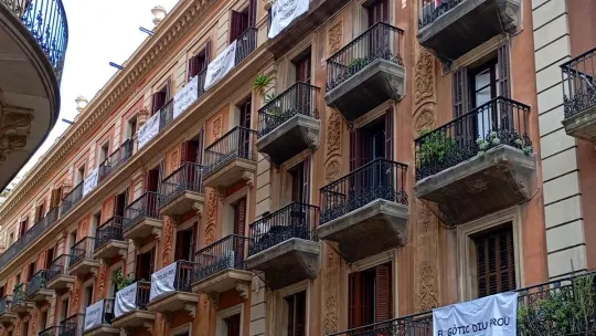 Barcelona Gothic Quarter Residents Protest Insecurity
