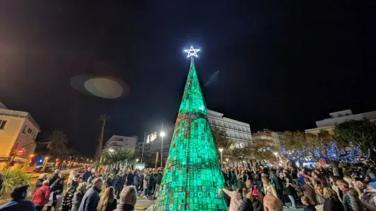 Salou’s 10-Metre Crochet Tree Sets Catalan Record