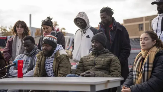 Badalona B9 Eviction Protested by 2020 Fire Survivors