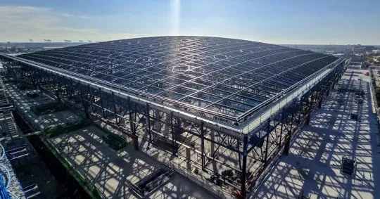 Fira de Barcelona Hall Zero Dome Nears Completion