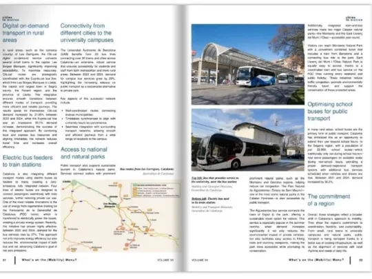 Catalonia’s Intercity Bus Model Showcased in EU Report