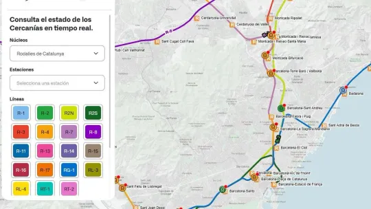 Renfe Launches Real-Time Train Tracker for Catalonia