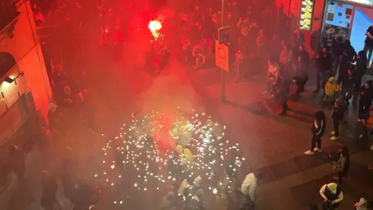 Diables del Clot Celebrate 47th Anniversary with Thunderous Correfoc Despite Storms
