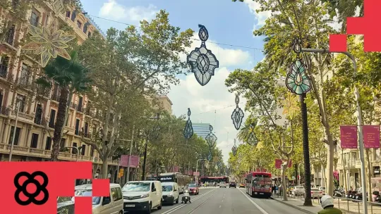 Gaudí’s Legacy Lights Barcelona’s Diagonal With 600 Stars
