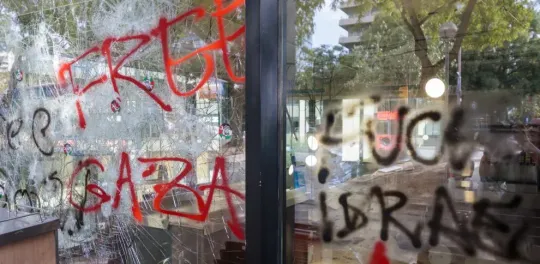 Barcelona Protests Over Palestine Turn Violent
