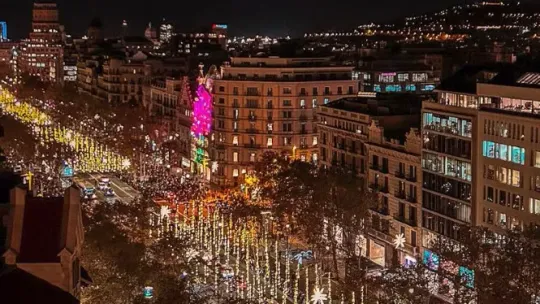 Barcelona Christmas Lights Start Five Days Earlier