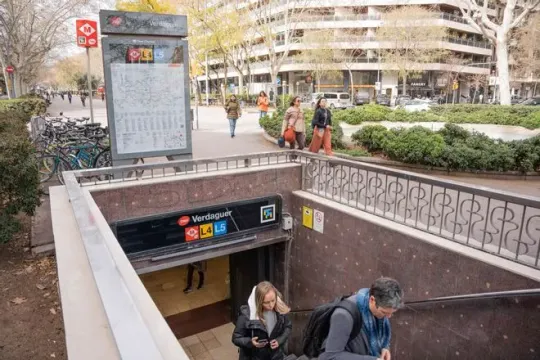 Verdaguer Metro Station Works Force Street Transfers