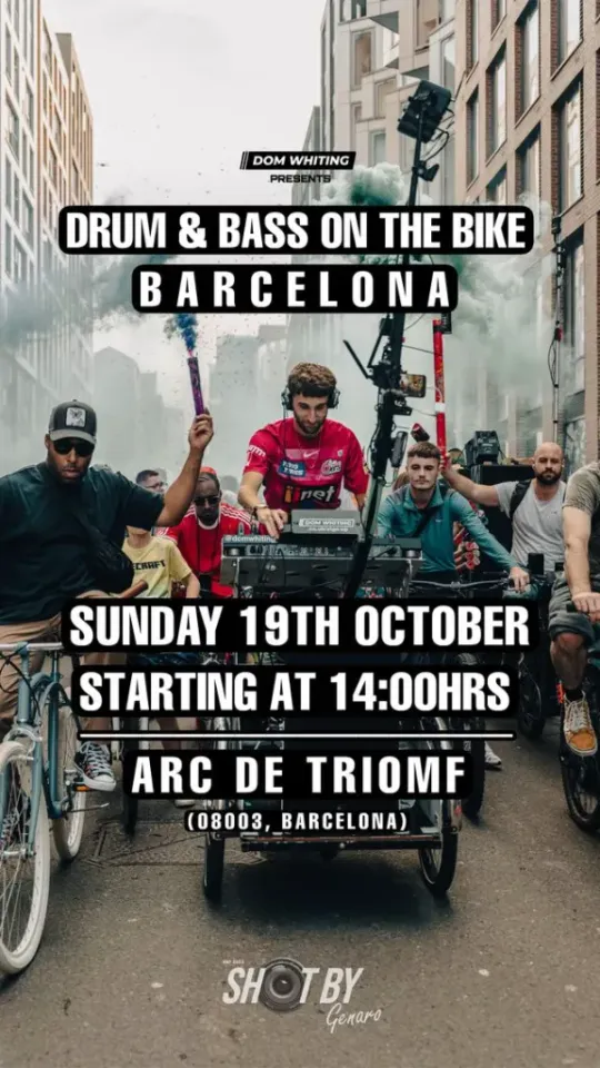 Drum & Bass On The Bike Barcelona – 19th October
