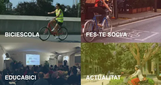 Eixample cycling protest demands safer Avinguda Roma