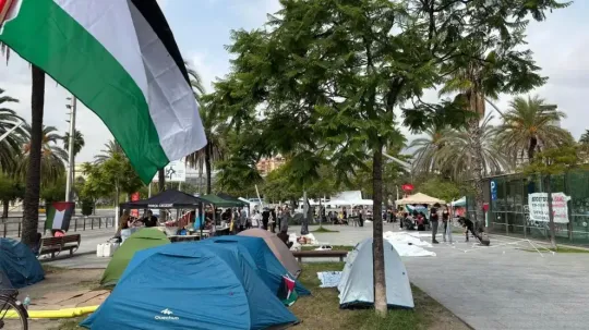 Pro-Palestine camp ends to focus on 15 October general strike