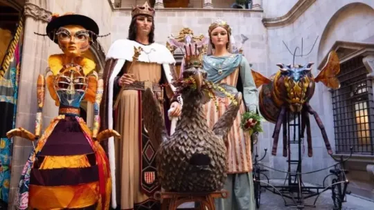 Two figures from Manchester join the Mercè 2025 parades in Barcelona