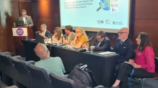 Catalonia calls in New York for regions to access climate financing