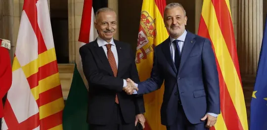 Barcelona increases aid to 1.5 million euros for rebuilding destroyed Palestinian cities