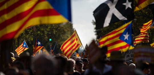 Route, Schedule and Traffic Disruptions in Barcelona Due to the Diada de Catalunya Demonstration