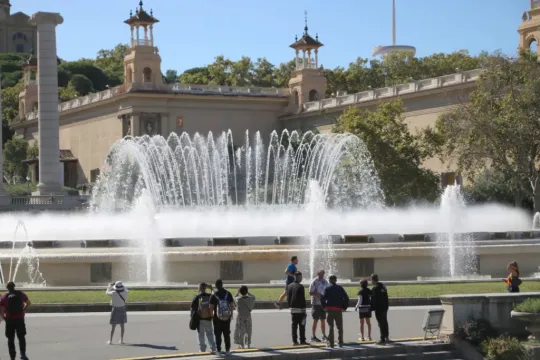 Montjuïc’s Magic Fountain springs back to life for La Mercè after three years closed