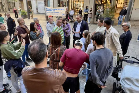 Evicted residents of Mataró’s illegal campsite demand housing solutions