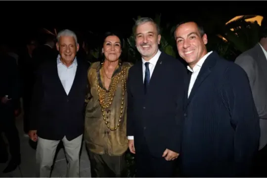 Collboni attends annual Claris Terrace party in Barcelona