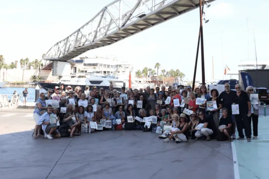Urban Sketchers fill Port Fòrum with art and creativity