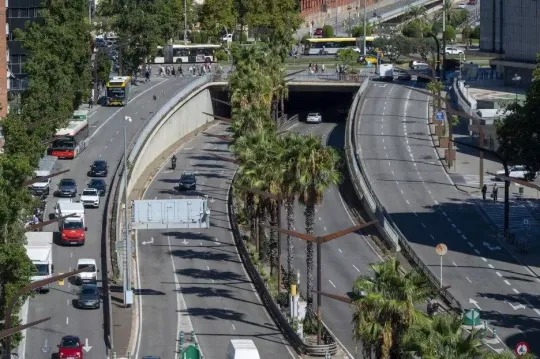 Barcelona plans to turn the last uncovered stretch of Ronda del Mig into a boulevard