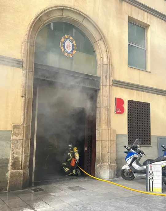 Ciutat Vella police station fire: Union slams ‘obsolete’ facilities