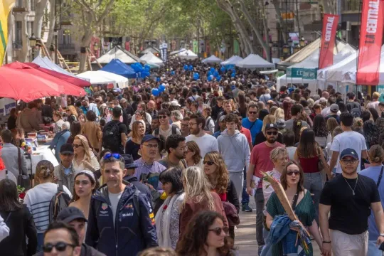 Sant Jordi Stalls Move From La Rambla Amid Revamp