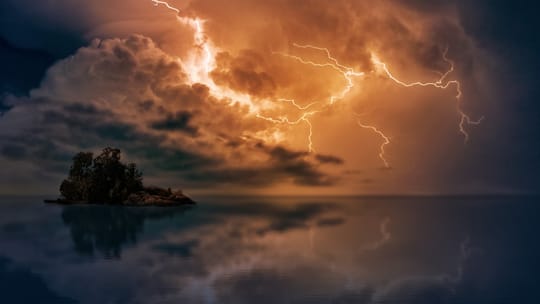 Dramatic cloudy sky