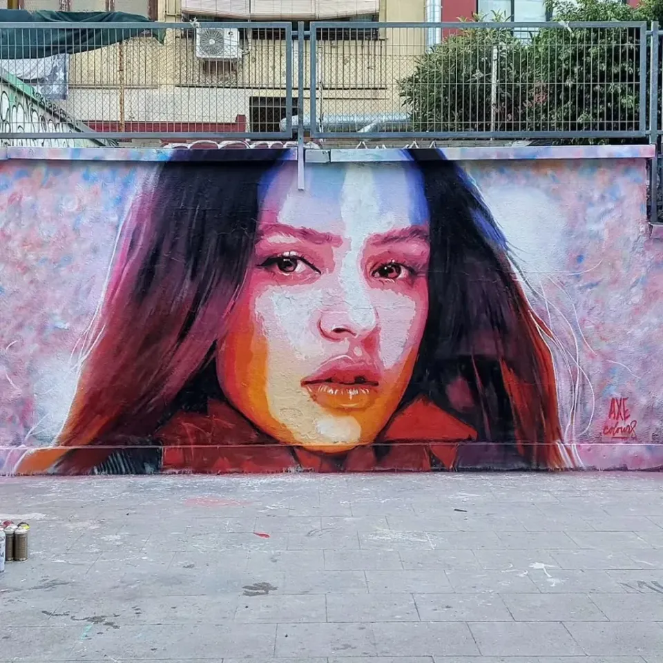 Rosalía Mural Erased in Barcelona After 12 Days