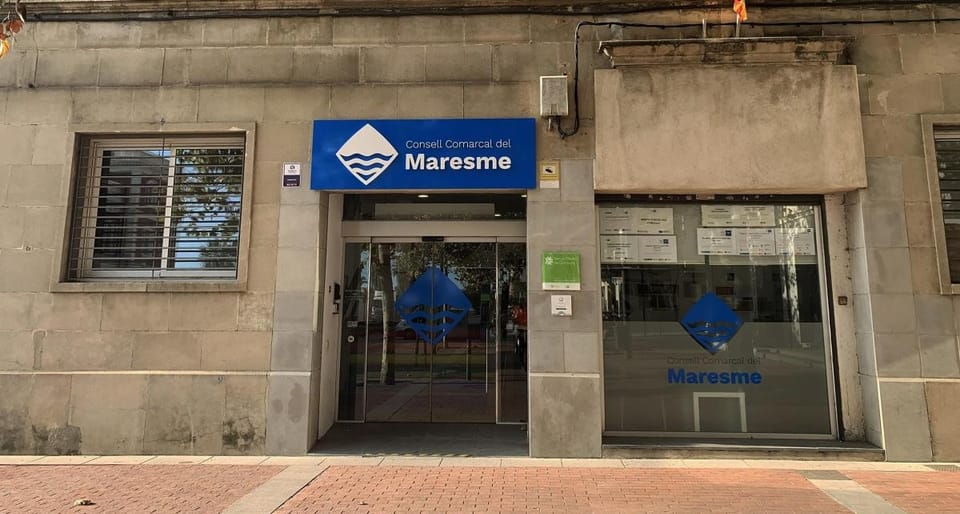 The building of the Maresme Regional Council, a public administrative body in Catalonia.